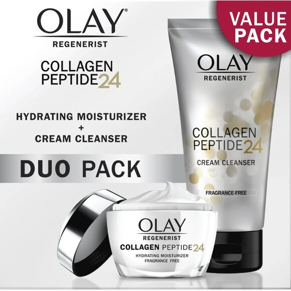 Olay Regenerist Collagen Peptide  Collagen Peptide Moisturizer and Cleanseer Set - Picture 1 of 5